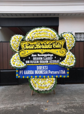 Papan Bunga Duka di Puger